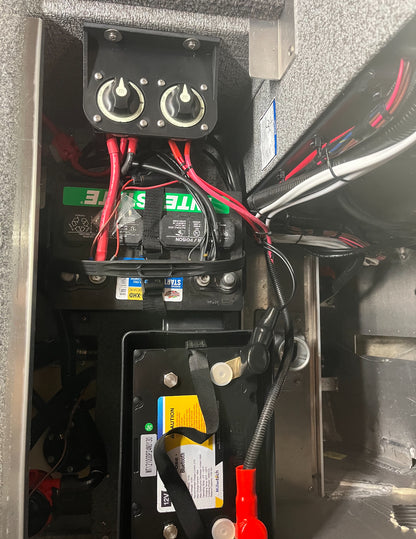 Dual Boat Battery Disconnect Switch Side Mount Bracket