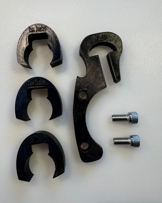 Garmin Force Livescope Cable Management w/ Transducer Shaft Clips & Bow Keeper