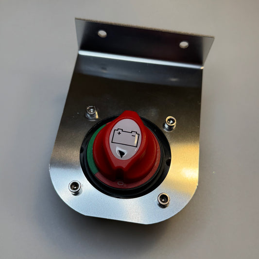 Boat Battery Disconnect Switch Mount Bracket - Aluminum