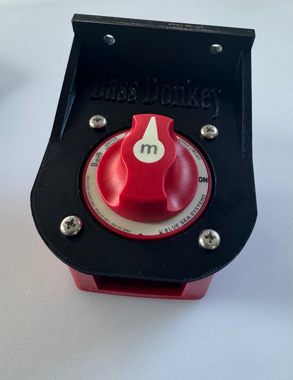 Boat Battery Disconnect Switch Mount Bracket - Plastic
