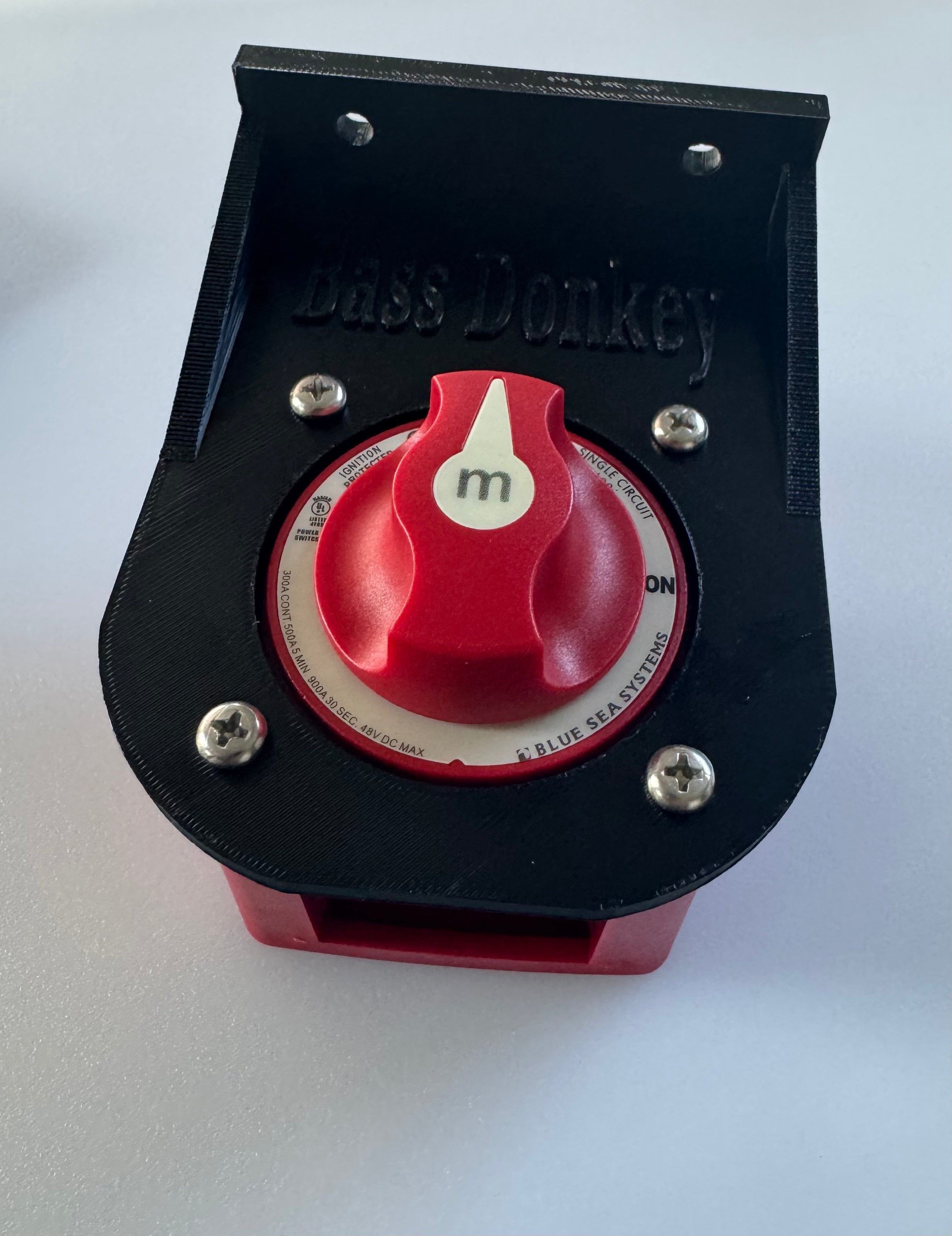 Boat Battery Disconnect Switch Mount Bracket - Plastic