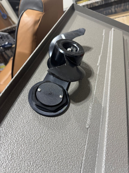 No Drill Spare Trolling Motor Prop Holder - Anchor Compartment Latch Compatible - Fits All Major Manufacturers