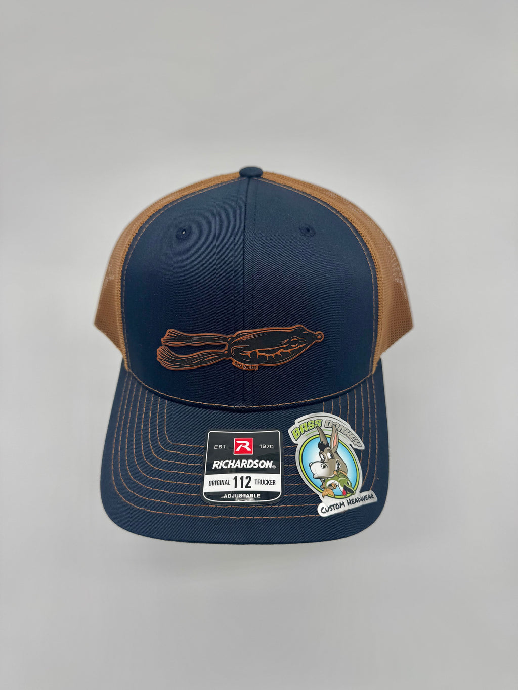 Bass Donkey Frog Trucker Hat - Richardson 112