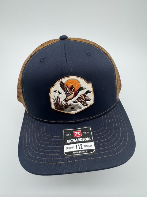 Duck Hunting Hat | Richardson 112 Trucker Hat with Mallard Duck Patch