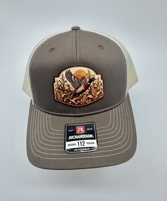 Pheasant Hunting Hat | Richardson 112 Flying Rooster Trucker Hat