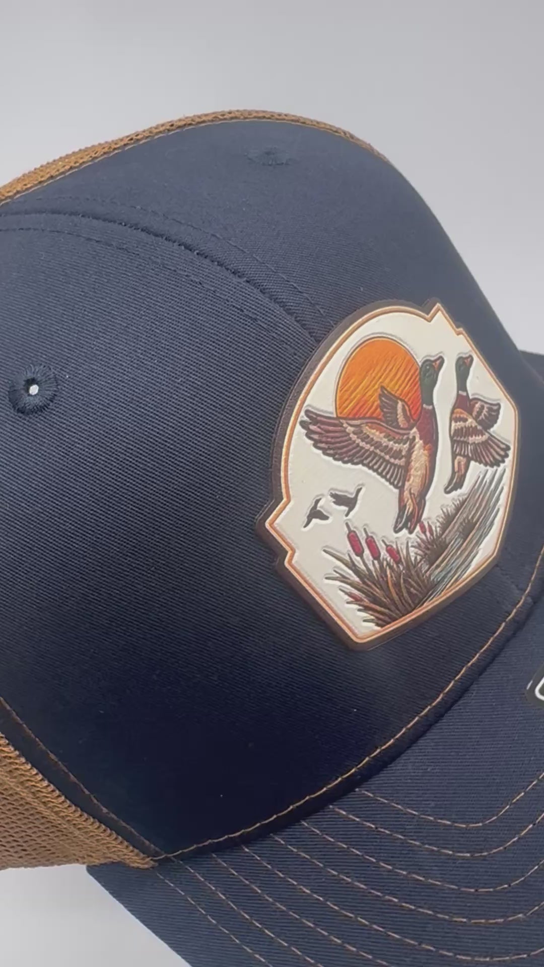 Duck Hunting Hat | Richardson 112 Trucker Hat with Mallard Duck Patch