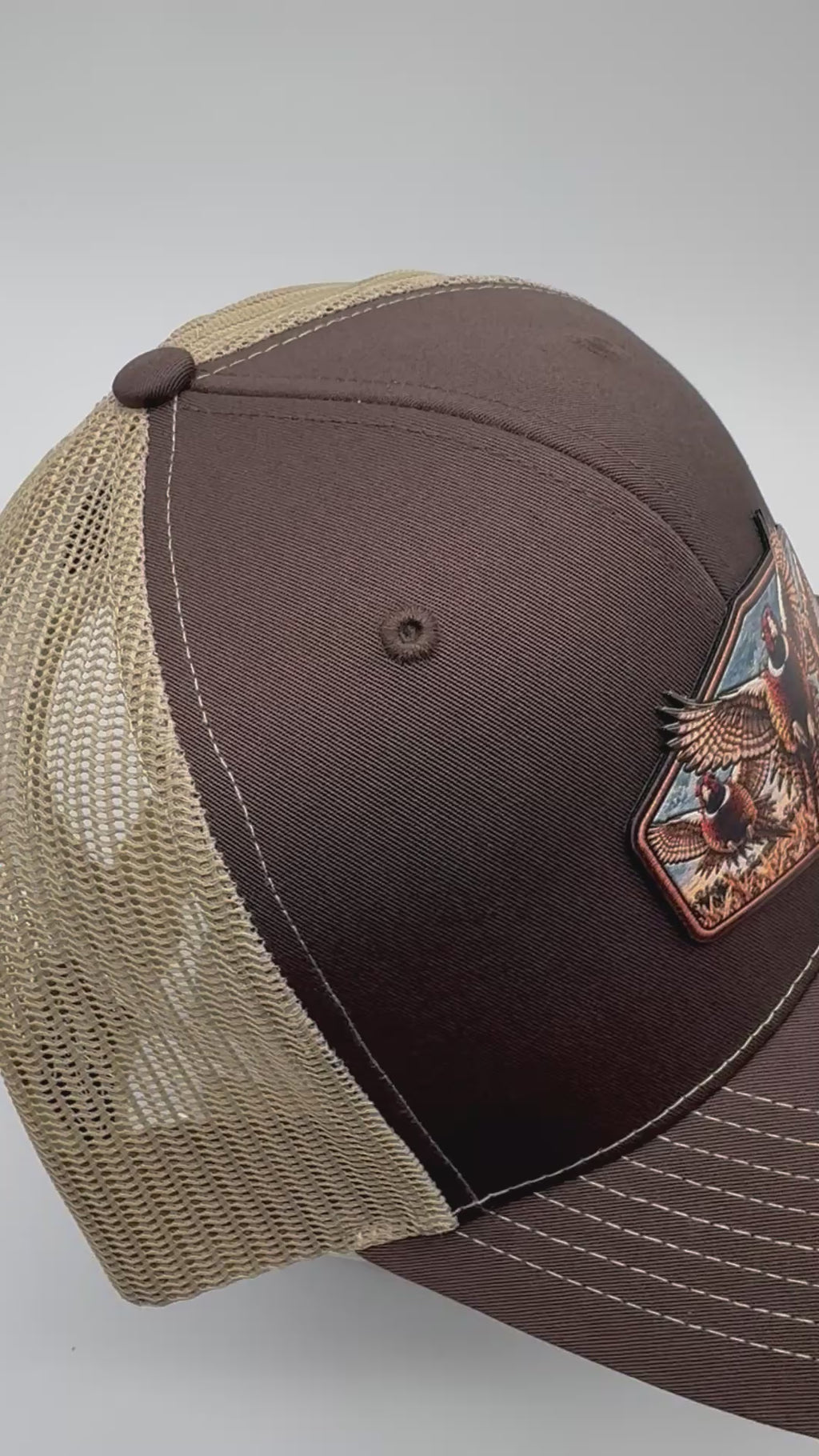 Pheasant Hunting Hat | Upland Bird Hunting Patch Hat | Richardson 112 Trucker Hat | Pheasant Hunter Gift | Outdoor Hunting Cap