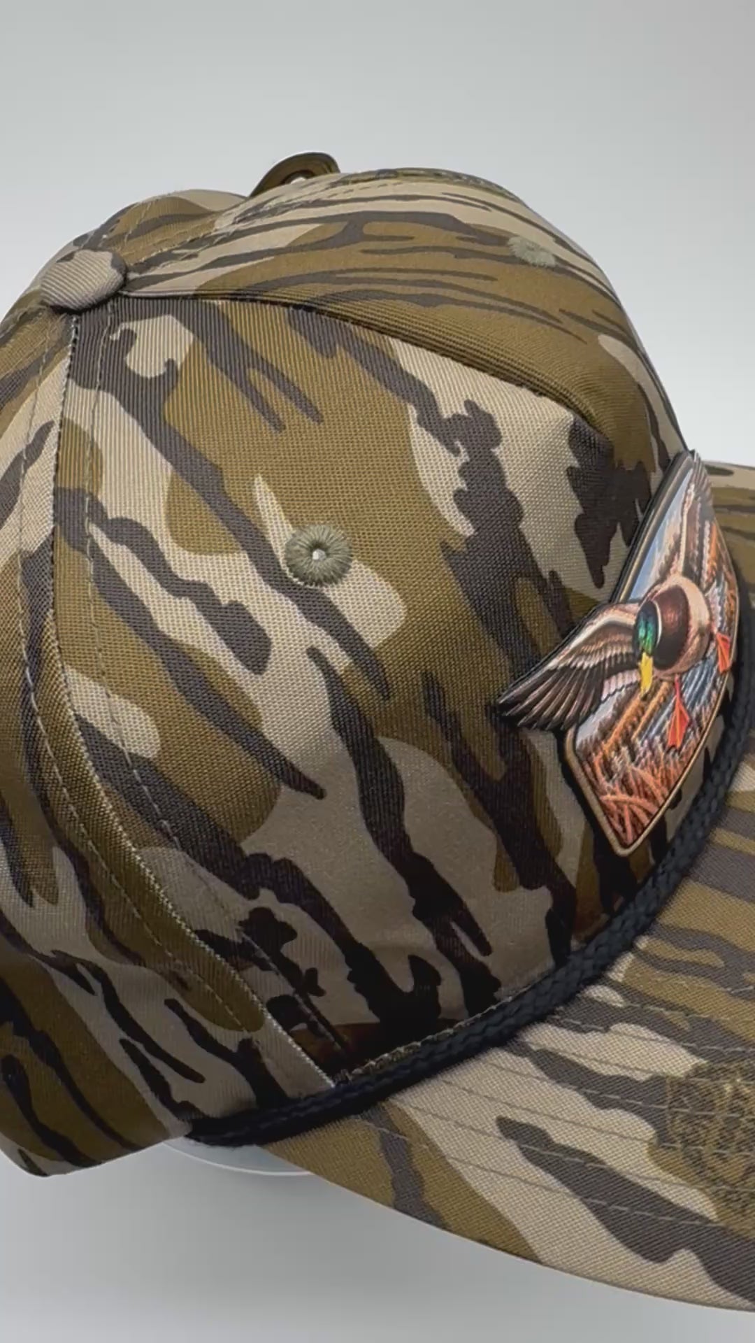Mallard Duck Hunting Hat – Richardson Gramps Bottomlands Camo Rope Hat